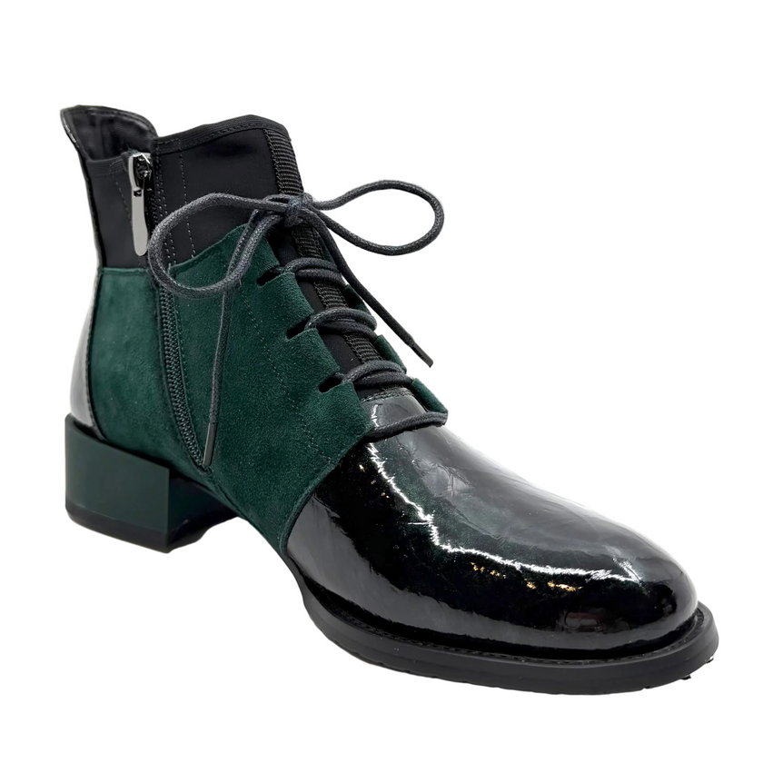 Emma Kate Whoopie Boots Green Suede Mix
