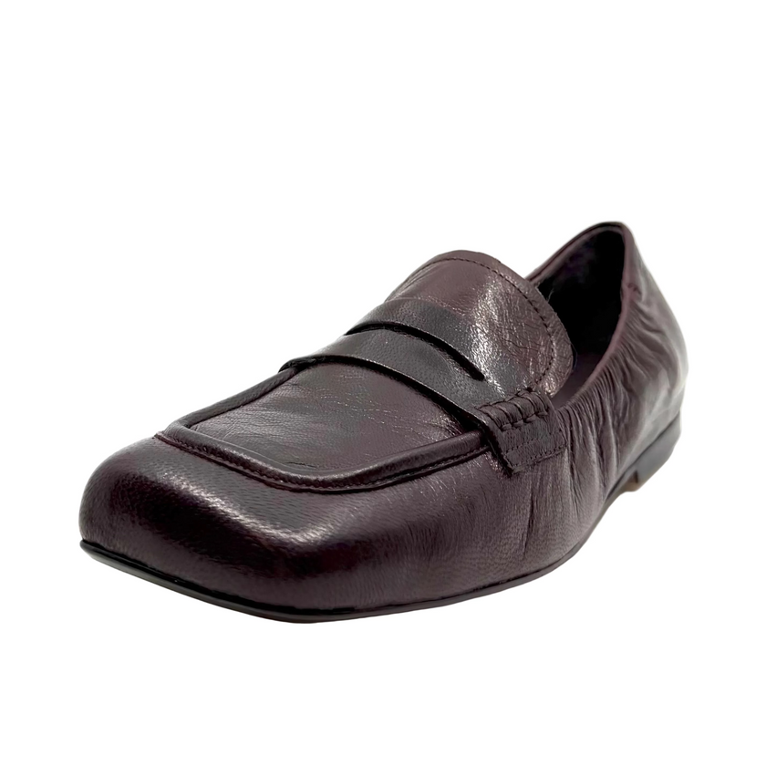 Django & Juliette Alyona Loafers Burgundy Polish Leather