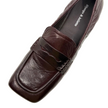 Django & Juliette Alyona Loafers Burgundy Polish Leather