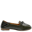 Django & Juliette Ubeeria Flats Olive Polish Leather
