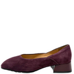 Django & Juliette Shanices Ballet Flats Burgundy Suede Leather