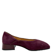 Django & Juliette Shanices Ballet Flats Burgundy Suede Leather
