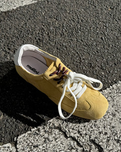 Mollini Liloa Sneakers Lemon/ White Suede Leather