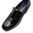 Dorking D9334 Stacked Loafer Black