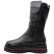 Django & Juliette Golley Boots Black /Grey& Burgundy Multi Leather