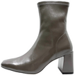 Mollini Wilara Ankle Boot Charcoal Stretch Smooth