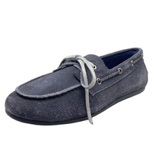Load image into Gallery viewer, Mollini Jerae Loafers Navy Suede Leather
