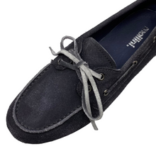 Load image into Gallery viewer, Mollini Jerae Loafers Navy Suede Leather
