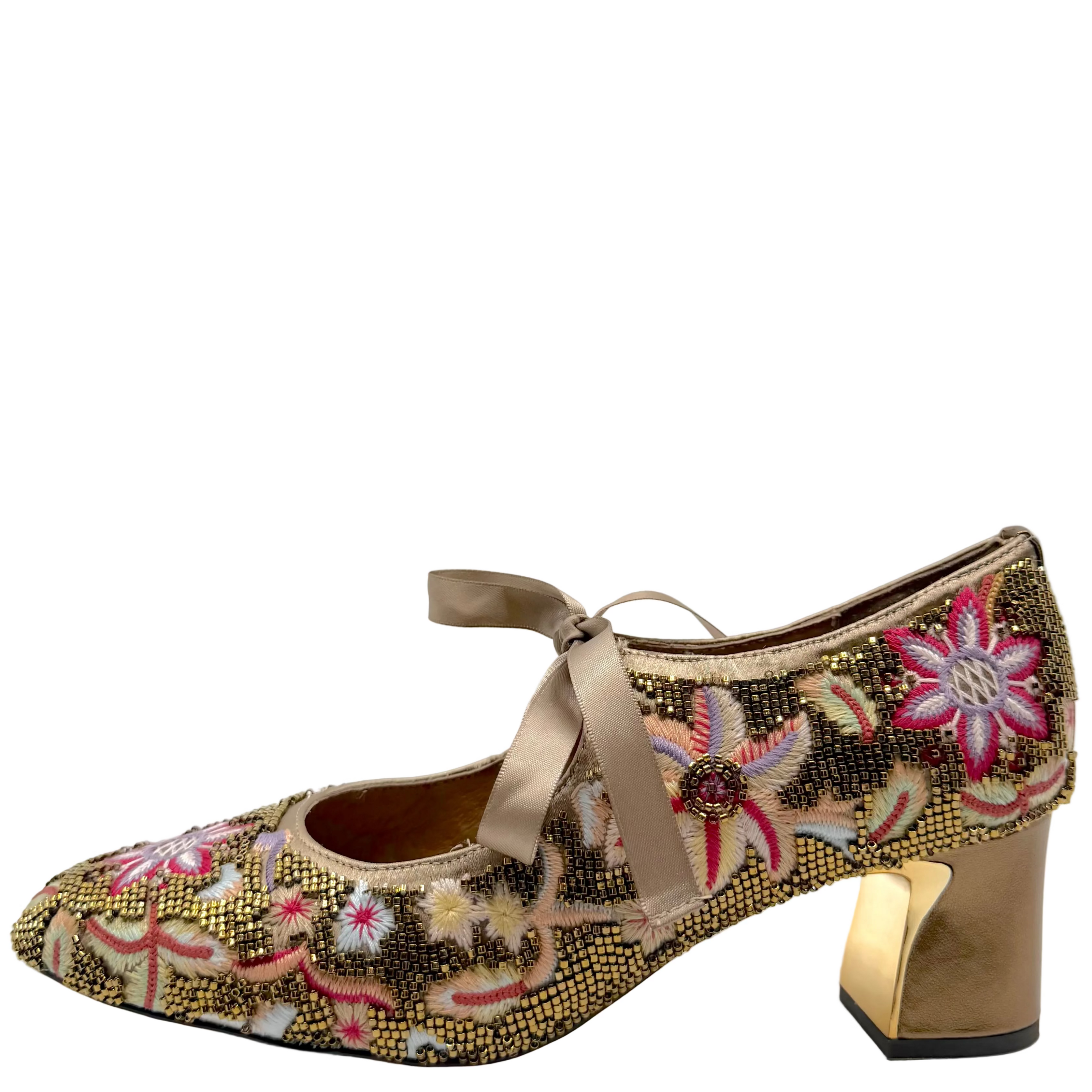 Django & Juliette Jianne Bronze Multi Heels