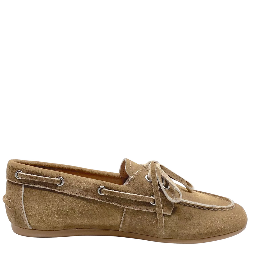 Mollini Jerae Loafers Brown Suede Leather