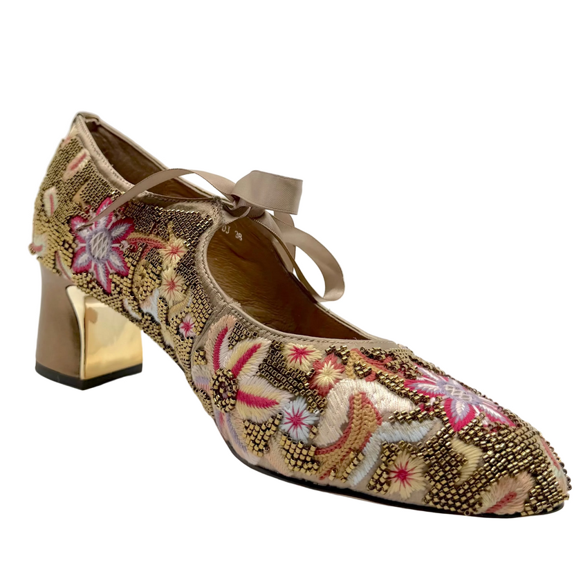 Django & Juliette Jianne Bronze Multi Heels