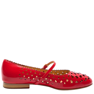Top End Millo New Red Patent Leather Flats