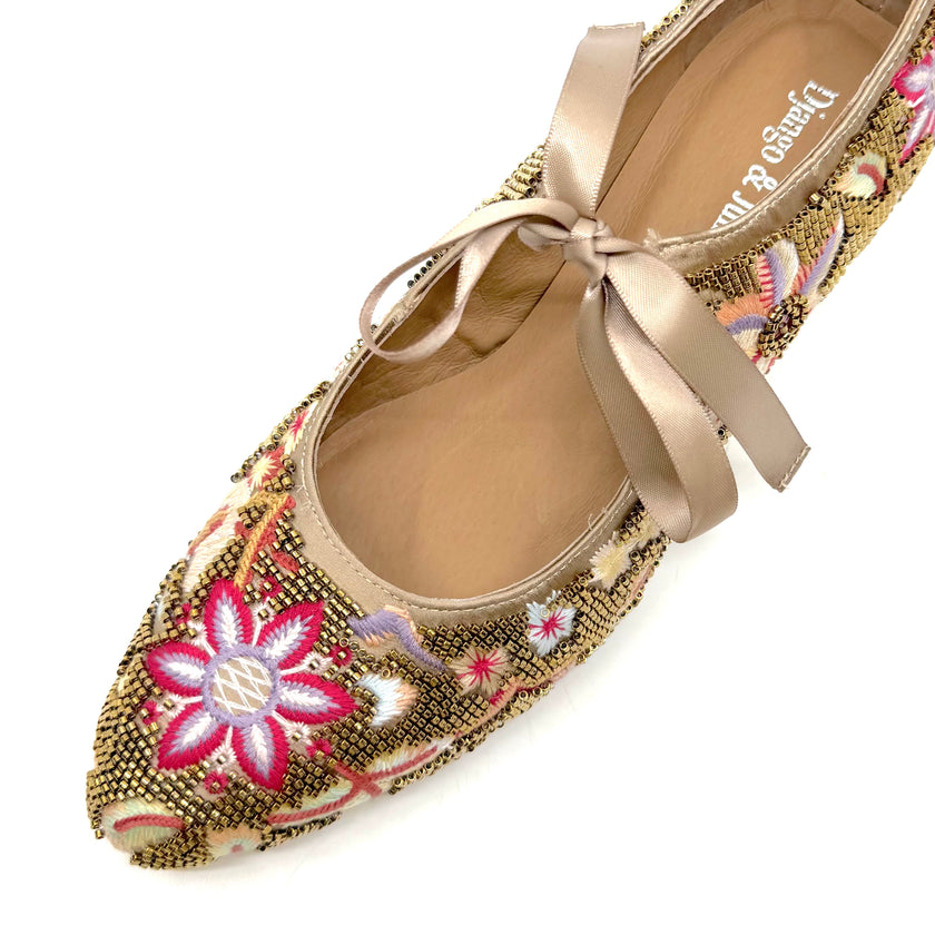 Django & Juliette Jianne Bronze Multi Heels