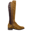 Lucia Viguera 8076 Long Boots Vitelo Tabac Suede