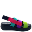 Top End Darion Bright Multi Elastic Leather Sandals