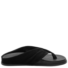 Load image into Gallery viewer, Mollini Hedley Black Suede/ Leather Sandals
