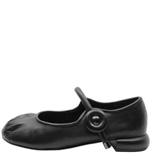 Load image into Gallery viewer, Alfie &amp; Evie Opus Black Leather Ballet Flats
