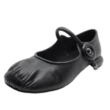Load image into Gallery viewer, Alfie &amp; Evie Opus Black Leather Ballet Flats
