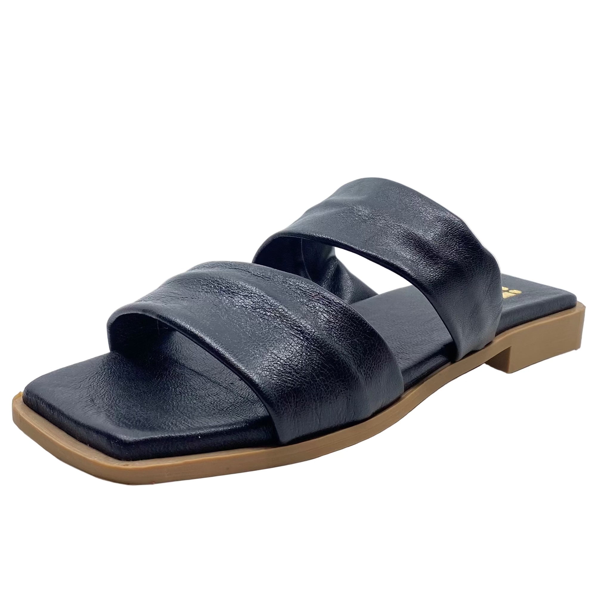 Nu by Neo Winnet Slides Negro Leather