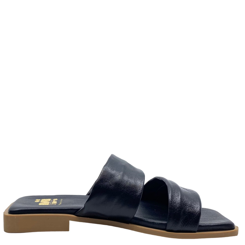 Nu by Neo Winnet Slides Negro Leather