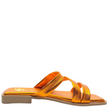Nu by Neo Wilena Slides Rojo Metallic Leather