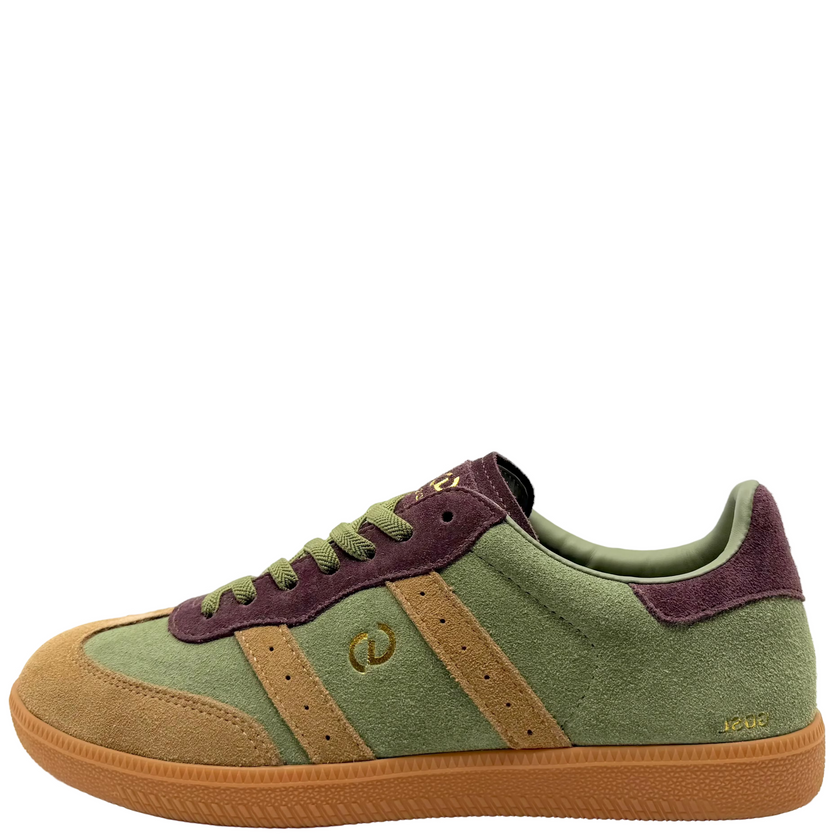 Goodsole 2001 Parallel Sneakers Green/ Choc Multi Suede