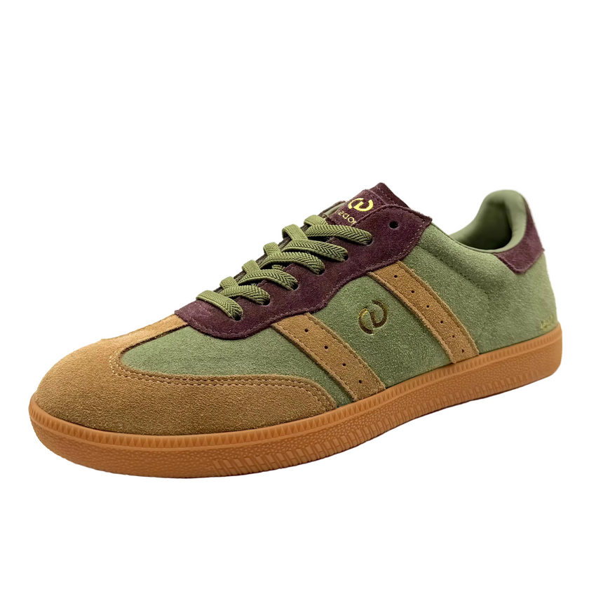 Goodsole 2001 Parallel Sneakers Green/ Choc Multi Suede