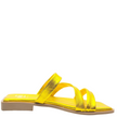 Nu by Neo Wilena Slides Amarillo Metallic Leather