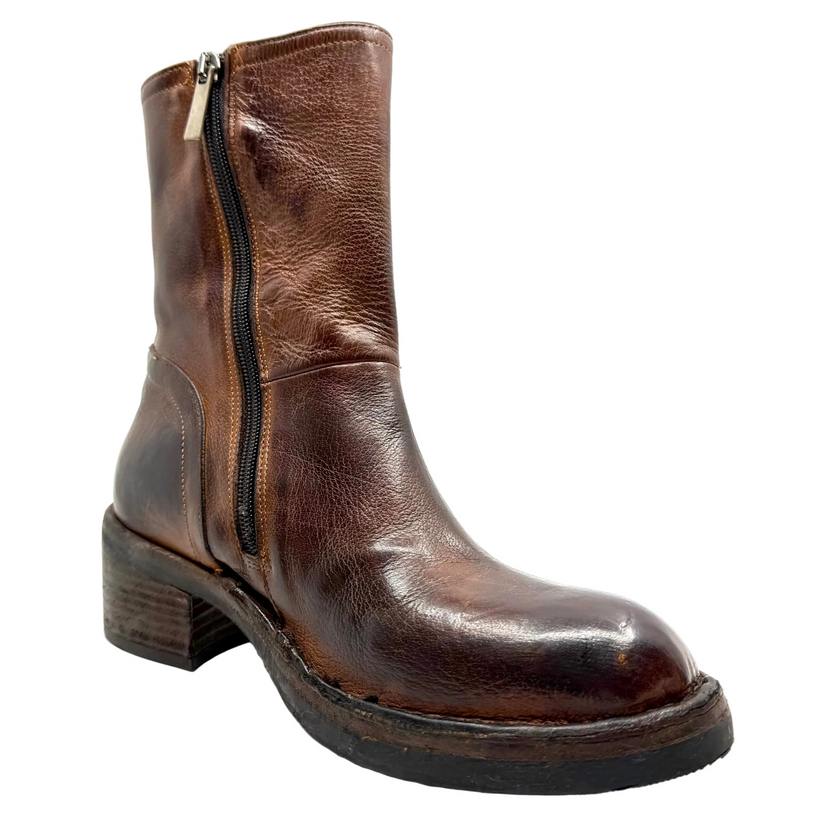 Beau Coops 324254-KDTW1 Cognac Buffalo Leather Boots