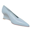 Mollini Camye Wedge Heels Pale Blue Leather