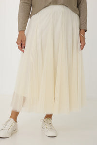 Isabella Tulle Skirt Cream