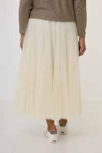 Isabella Tulle Skirt Cream