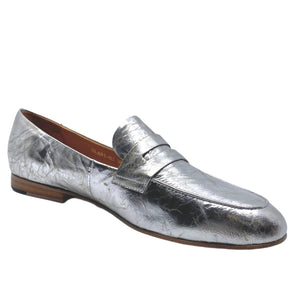 Django & Juliette Ulani Silver/Nude Distressed Leather