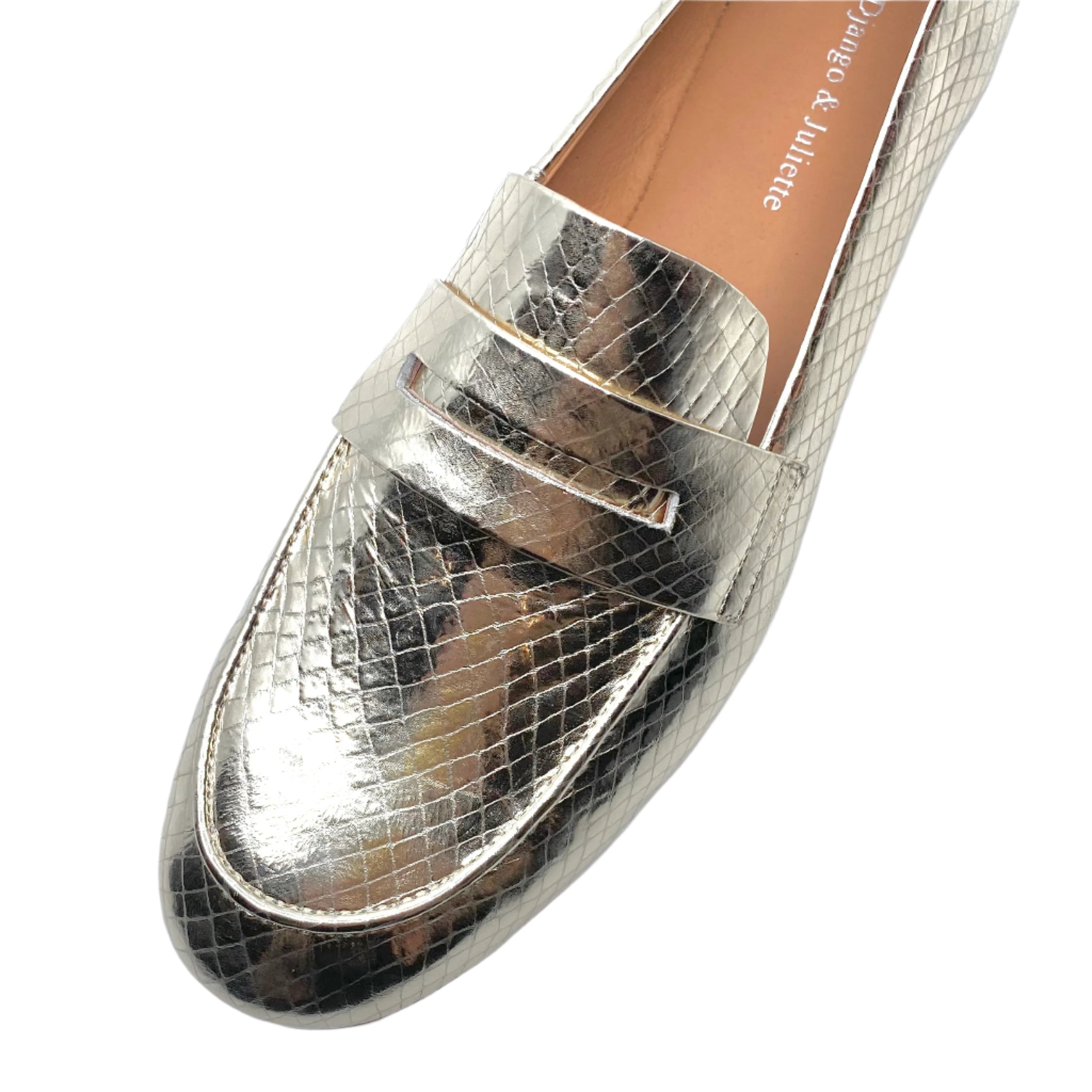 Django & Juliette Ulani Pale Gold Leather