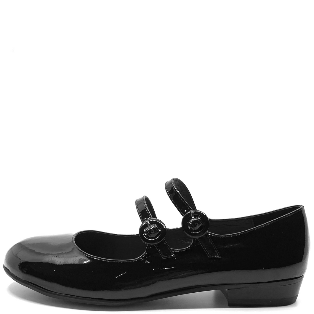 Django & Juliette Deen Black Patent Leather