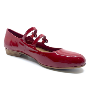 Django & Juliette Deen Dark Red Patent Leather