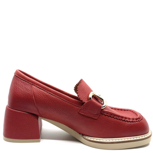 Django & Juliette Ambato Red Tumble Leather