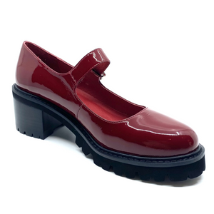 Django & Juliette Mirriam Dark Red Patent