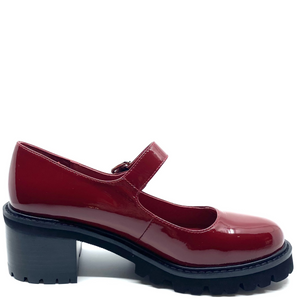 Django & Juliette Mirriam Dark Red Patent