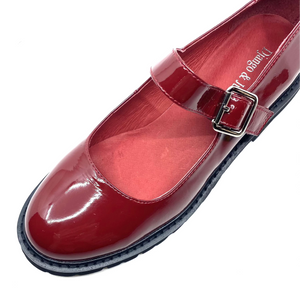 Django & Juliette Mirriam Dark Red Patent