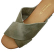 Sempre Di Camoscio Tango Platform Heels Khaki Suede