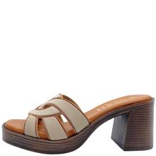 Load image into Gallery viewer, Vayah Alicia Platform Heels Beige Suede
