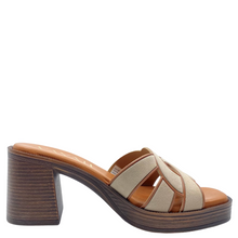 Load image into Gallery viewer, Vayah Alicia Platform Heels Beige Suede
