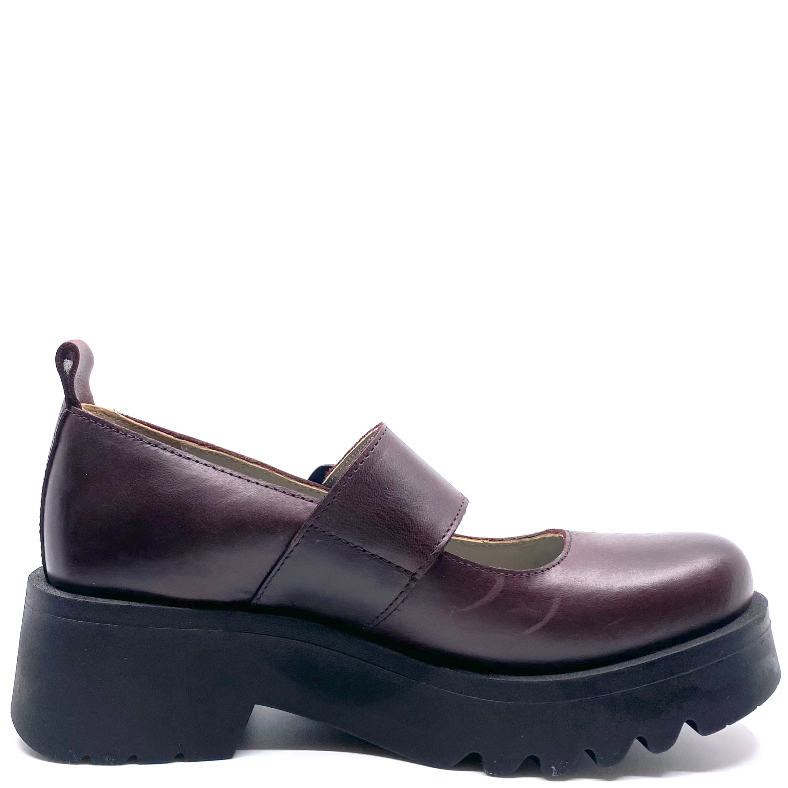 Fly London Moch Wine Leather