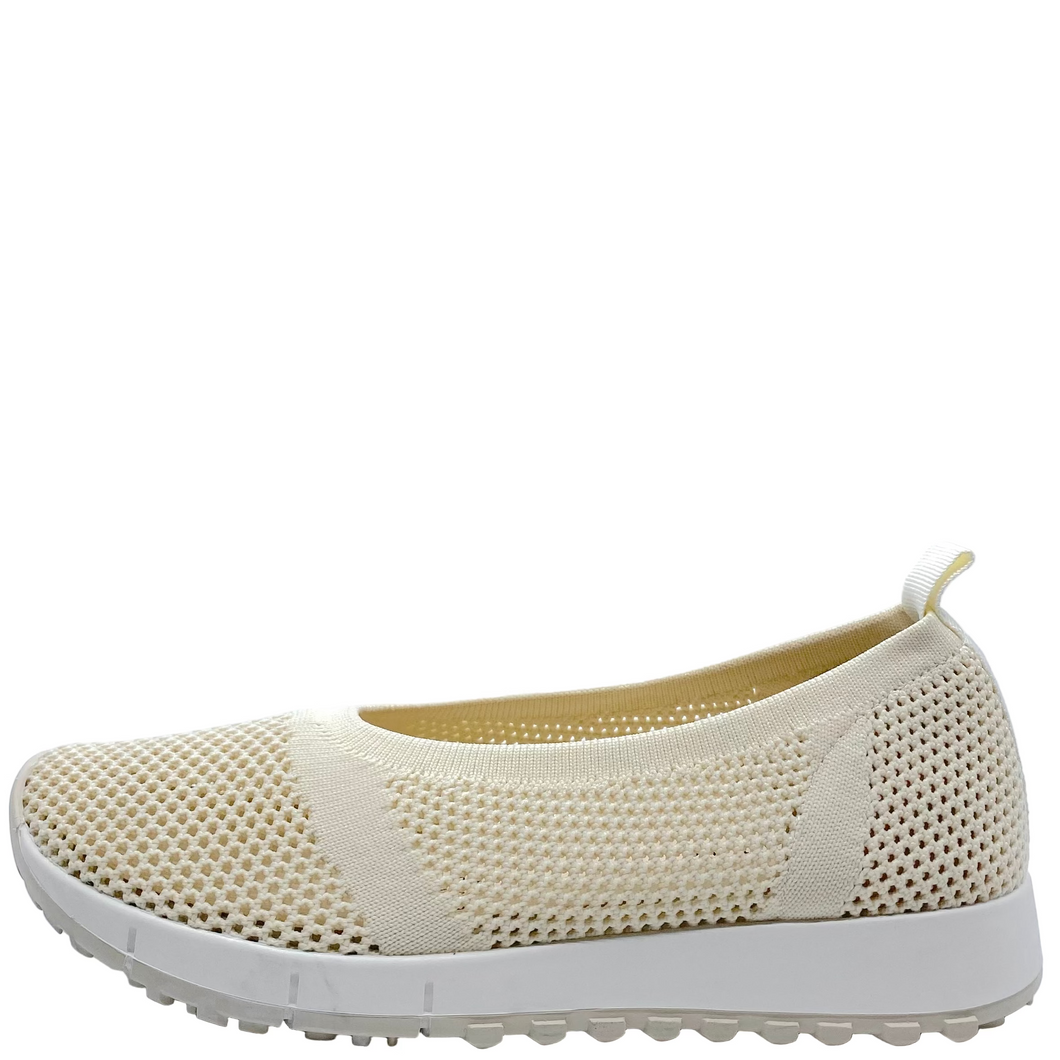 Django & Juliette Javal Knit Flats Almond