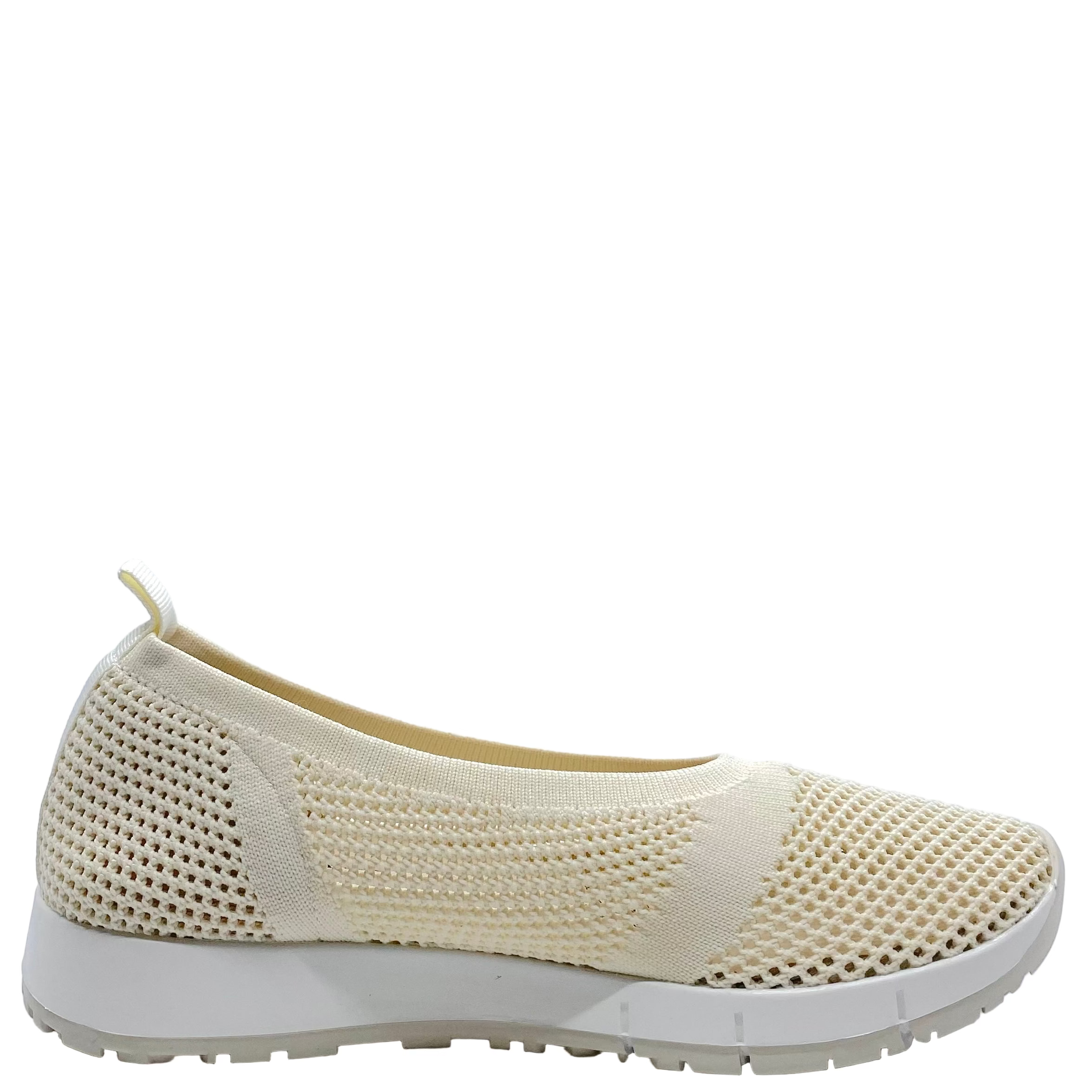 Django & Juliette Javal Knit Flats Almond