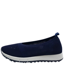 Load image into Gallery viewer, Django &amp; Juliette Javal Knit Flats Navy
