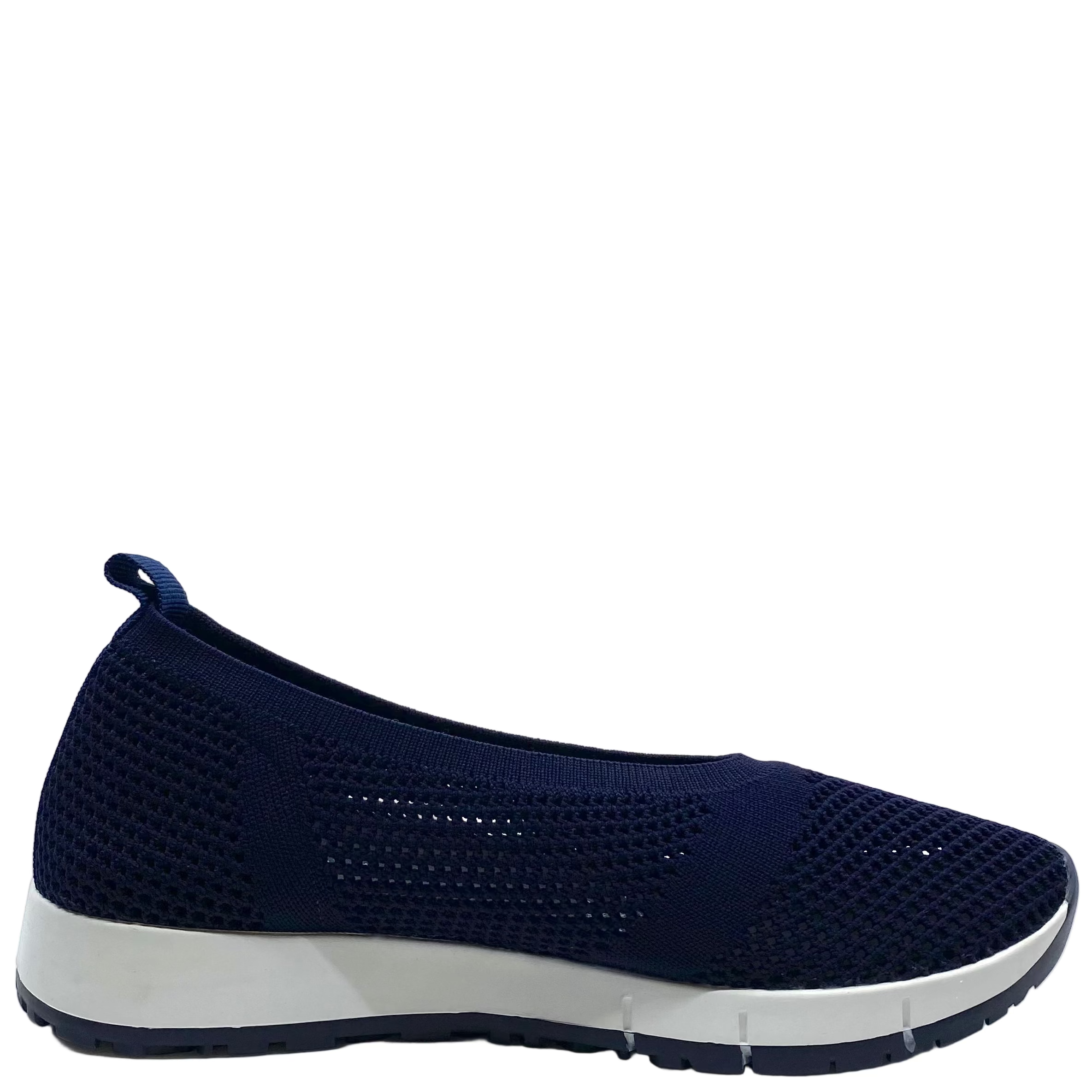 Django & Juliette Javal Knit Flats Navy