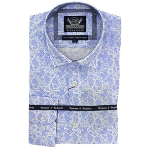 Thomson & Richards Thiago L/S Shirt Sky