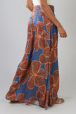 Traffic People Full Bloom Aurora Wide Leg Trousers Blue